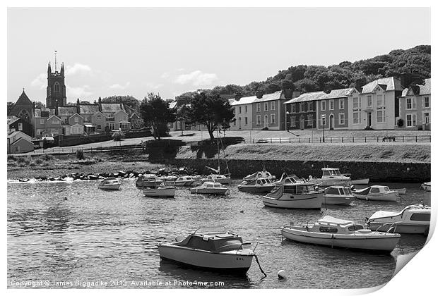 Aberaeron Print by J Biggadike