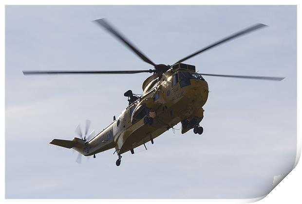 RAF Sea King Rescue Print by J Biggadike