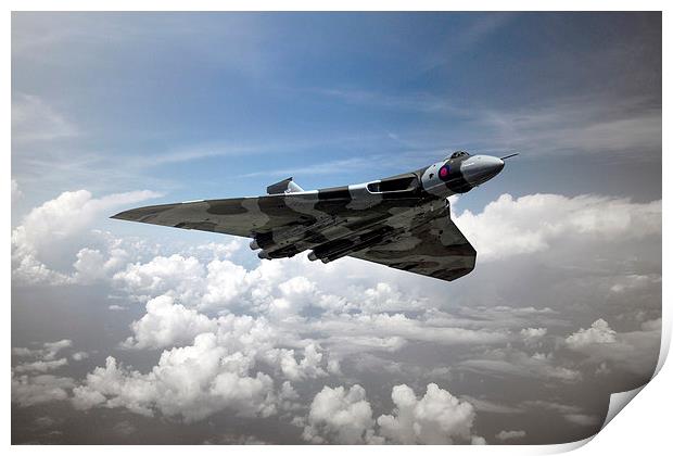 Vulcan Airborne Print by J Biggadike