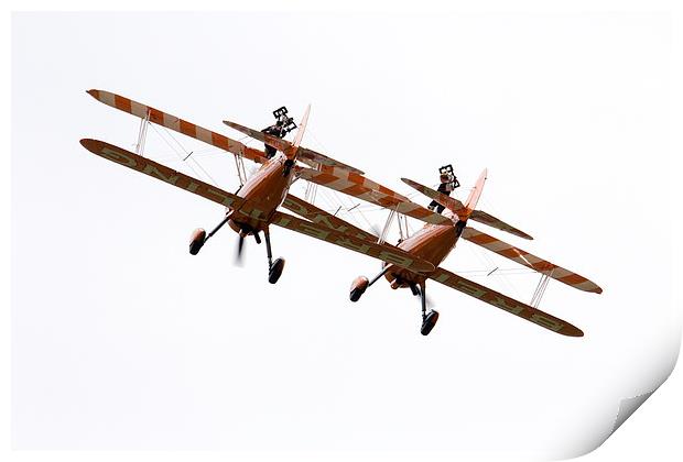 Breitling Wing Walkers  Print by J Biggadike