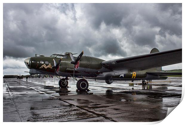 B17 Flying Fortress  Print by J Biggadike