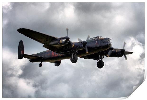 Avro Lancaster PA474  Print by J Biggadike