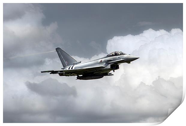 RAF Typhoon  Print by J Biggadike