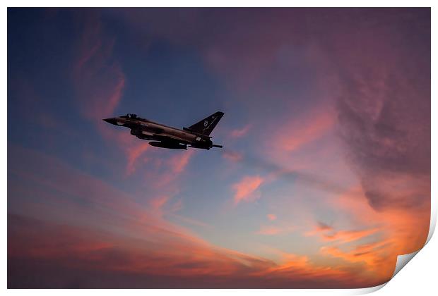 Typhoon Dawn  Print by J Biggadike