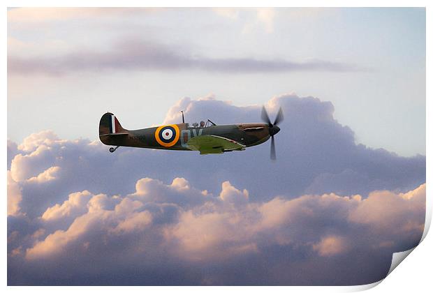 Spitfire Mk1 N3200  Print by J Biggadike
