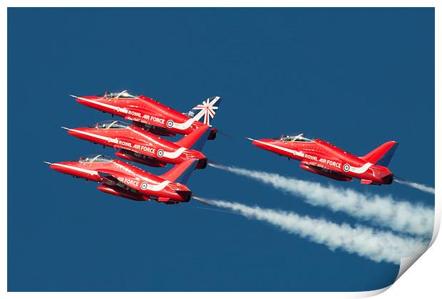 The Red Arrows Train  Print by J Biggadike