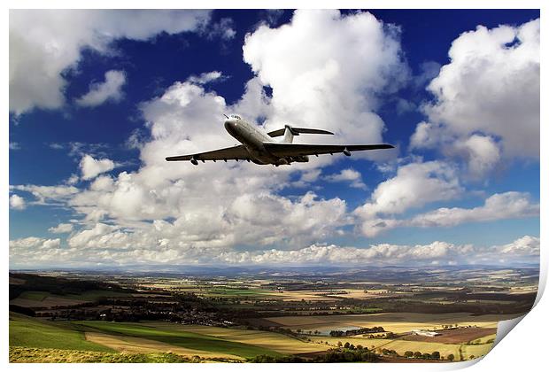 VC-10 Fly By  Print by J Biggadike