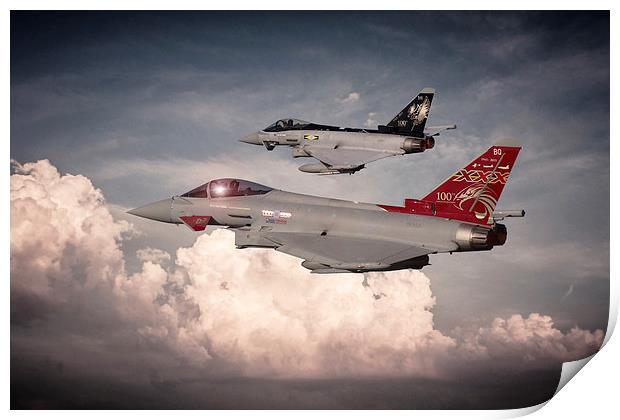 Anniversary Typhoons Print by J Biggadike