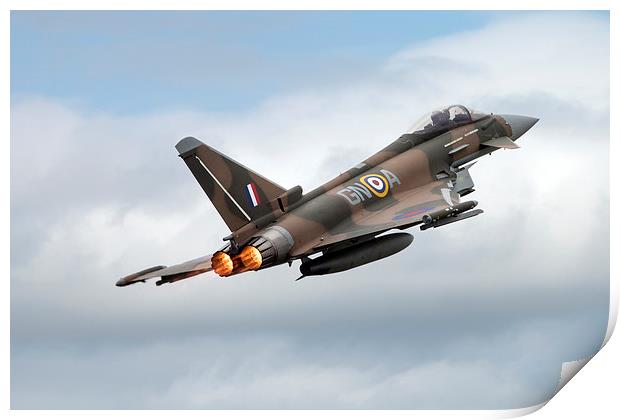 RAF Typhoon Display Print by J Biggadike
