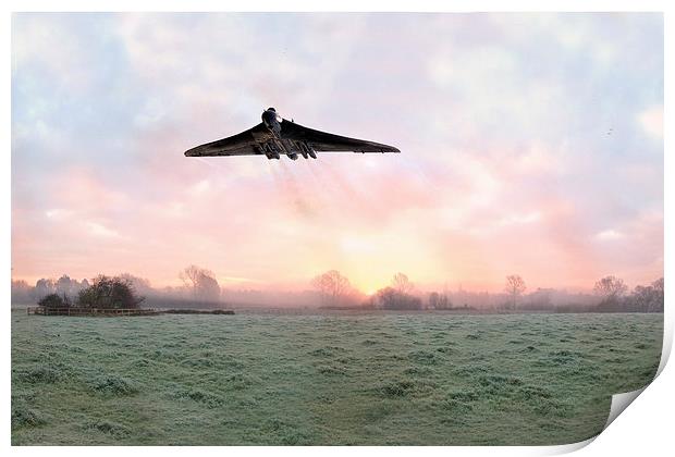 Frosty Vulcan Dawn  Print by J Biggadike