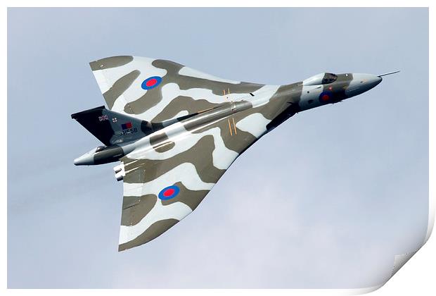 Vulcan Topside Print by J Biggadike