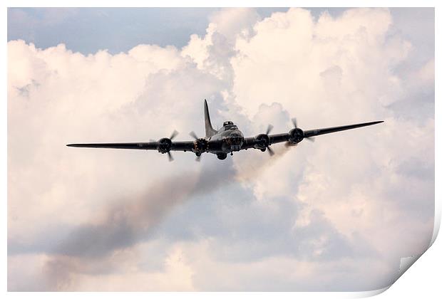 Sally B Trailing Smoke  Print by J Biggadike