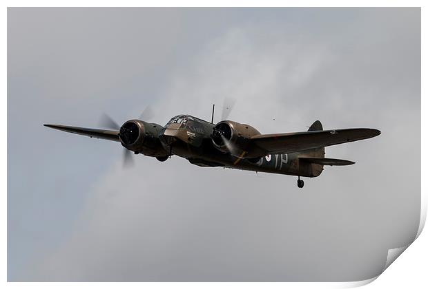 Mk1 Bristol Blenheim Print by J Biggadike