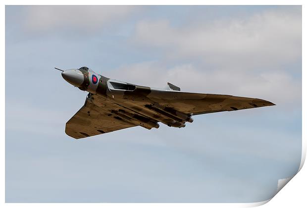 Vulcan Bomber Print by J Biggadike