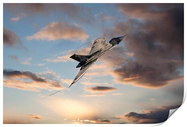 Vulcan Climb Out Print by J Biggadike