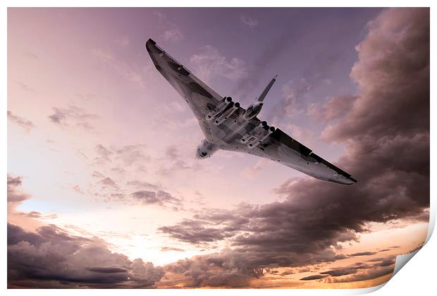 Vulcan The Final Flight  Print by J Biggadike