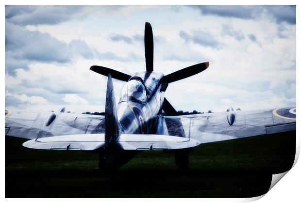 Spitfire Blue Print by J Biggadike