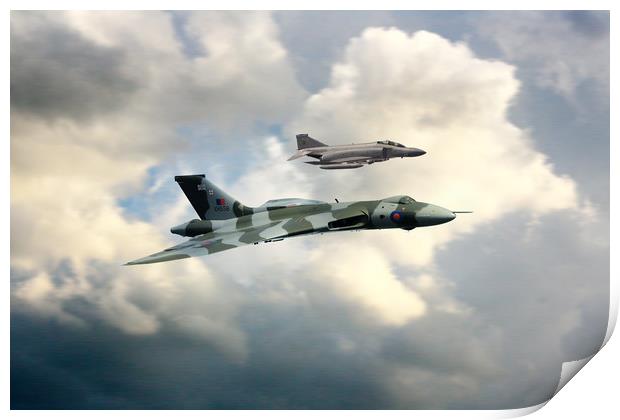 Vulcan and Phantom Print by J Biggadike