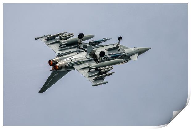 BAE Typhoon Print by J Biggadike