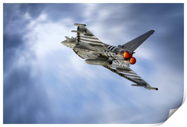 Eurofighter Typhoon Climb Print by J Biggadike