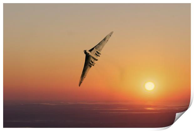 Vulcan Sun Print by J Biggadike
