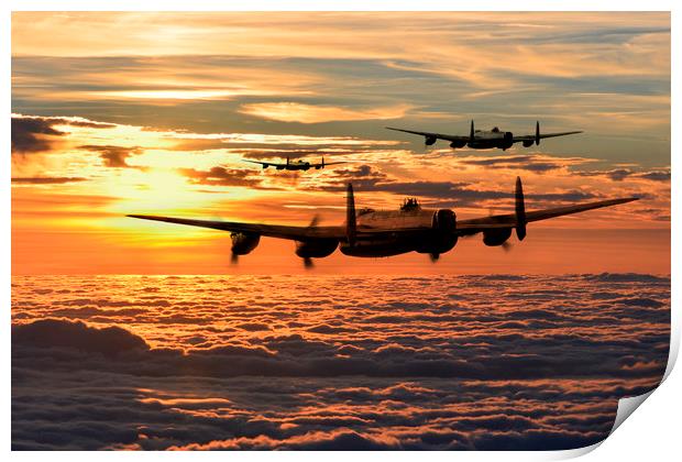 Bomber Command Print by J Biggadike