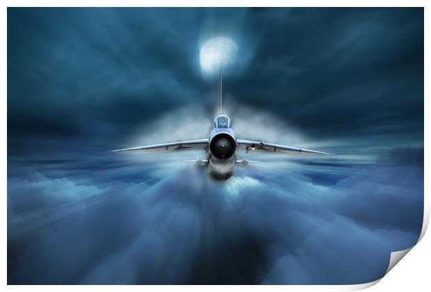 Supersonic Print by J Biggadike