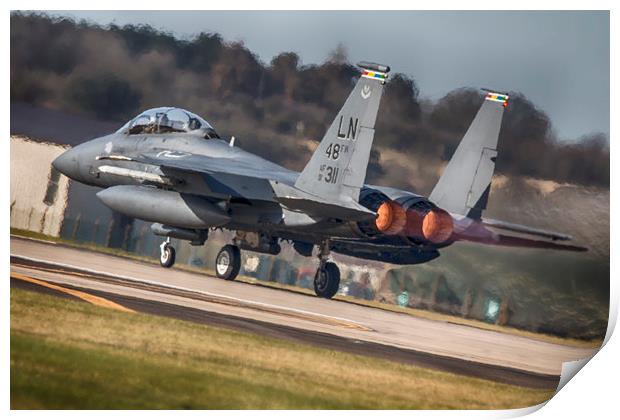 F-15E Strike Eagle Print by J Biggadike