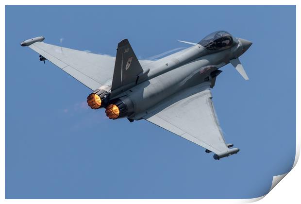 2018 RAF Eurofighter Typhoon Display Print by J Biggadike