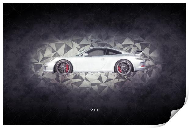 911 Print by J Biggadike