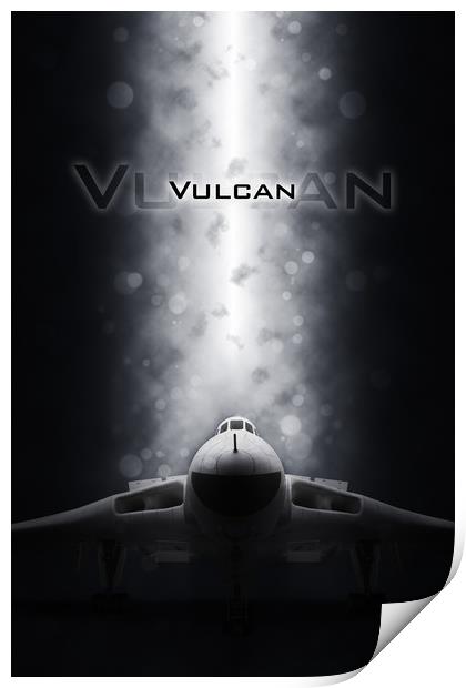 Avro Vulcan Print by J Biggadike