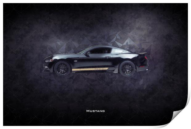 Mustang GT-H Print by J Biggadike