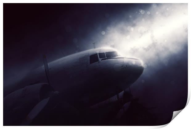 Douglas DC-3 Print by J Biggadike