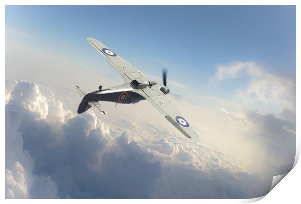 Hawker Hurricane Print by J Biggadike