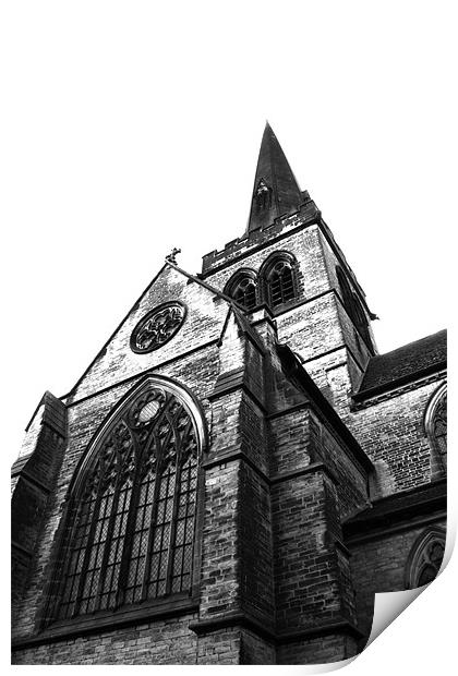 Wentworth Church - High Key Print by J Biggadike