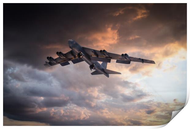 B-52 Launch Print by J Biggadike