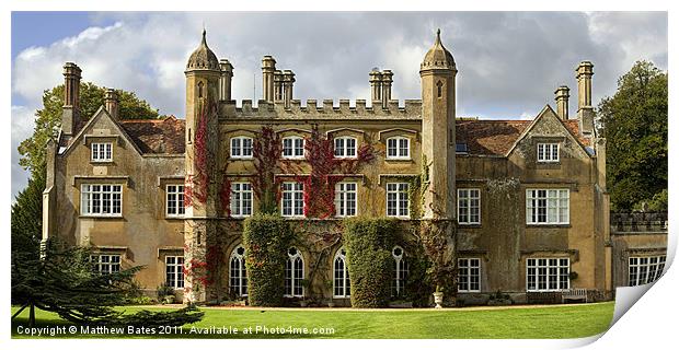 Marwell Hall Print by Matthew Bates