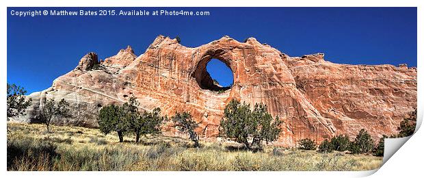 Window Rock Print by Matthew Bates