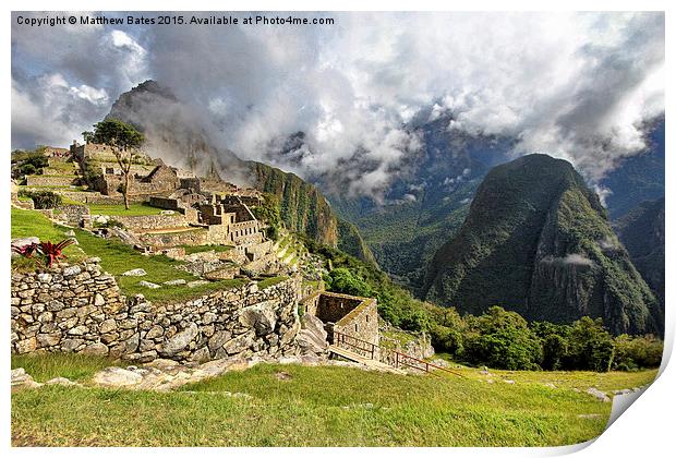 Machu Picchu Print by Matthew Bates