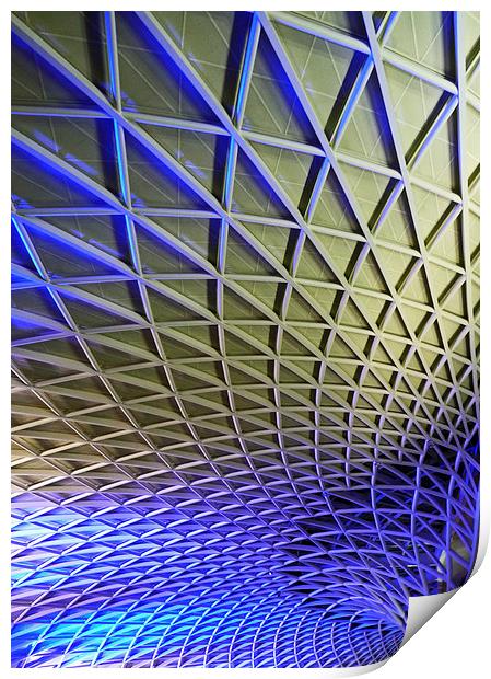 Kings Cross Ceiling Print by John Biggadike