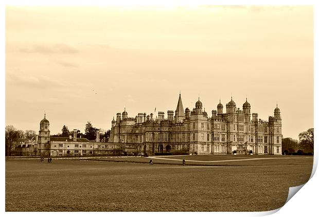 Burghley House Stamford, Lincolnshire Print by Daniel Gray
