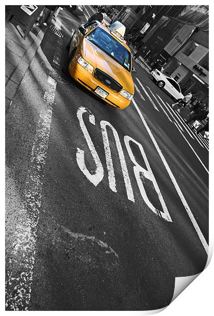 New York City - Mellow Yellow I Print by Tom Hall