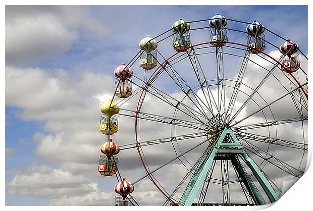 The Big Wheel Print by Lee Morley