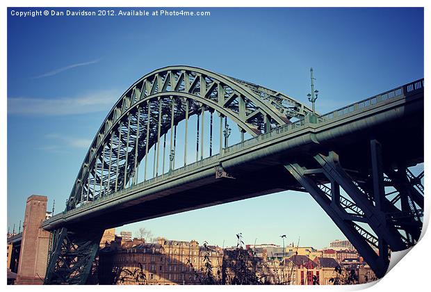 Tyne Bridge Print by Dan Davidson