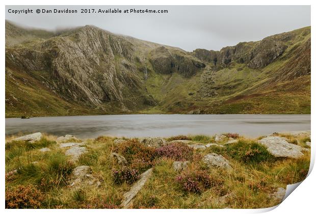 Lovely Llyn Idwal Print by Dan Davidson