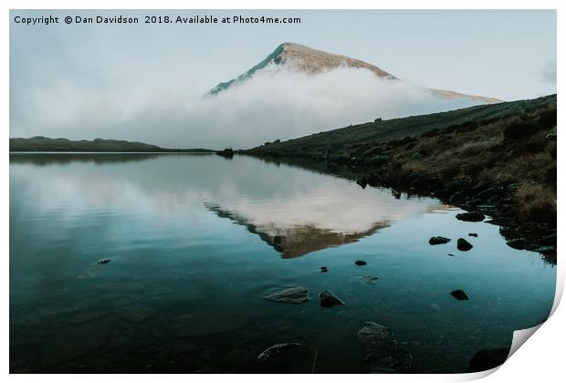 Snowdonia Reflection Print by Dan Davidson