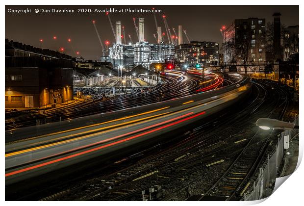 London City Nights Print by Dan Davidson