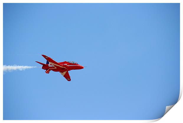 Red Arrows National Airshow Wales Print by Dan Davidson