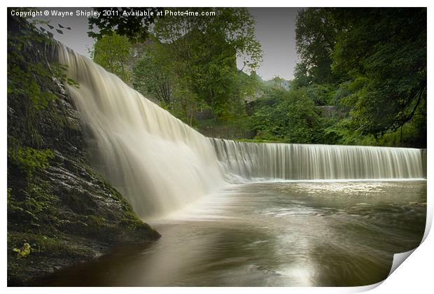 Walzing Waters Print by Wayne Shipley