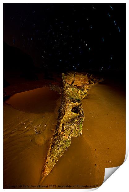 Hunstanton Shipwreck Print by R K Photography